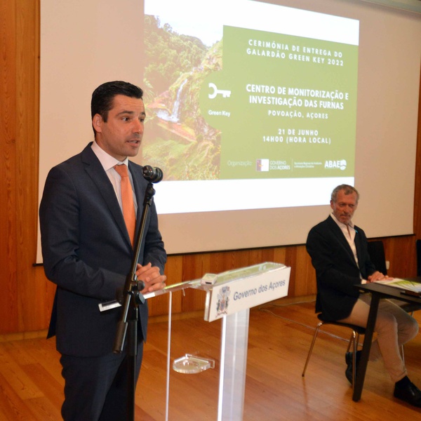 Regional Government hosts the National Ceremony of the "Green Key" Programme at the Furnas Monitoring and Research Centre