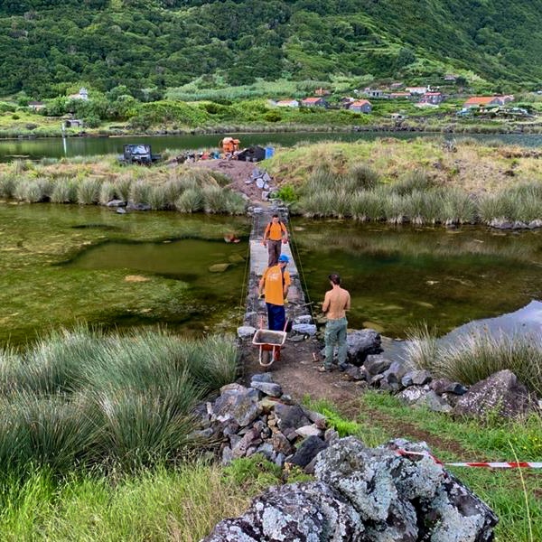 Melhoria nos passadiços da lagoa da Fajã dos Cubres