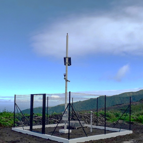 Instalada nova estação meteorológica no concelho de Nordeste, em São Miguel, no âmbito do LIFE IP CLIMAZ