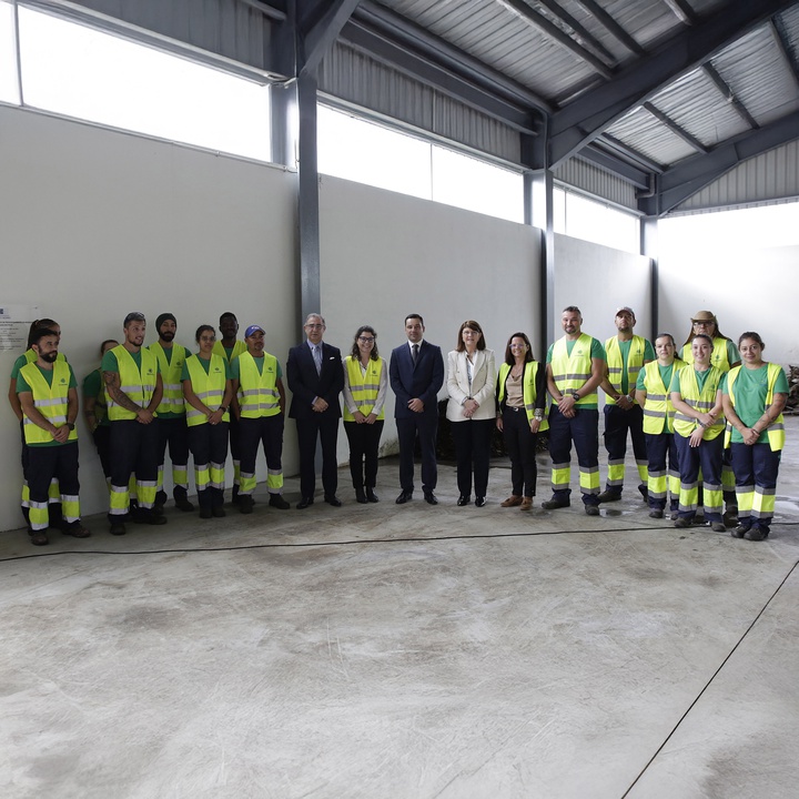 José Manuel Bolieiro inaugurou reestruturação do Centro de Processamento de Resíduos da ilha do Pico