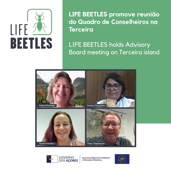 LIFE BEETLES promove reunião do Quadro de Conselheiros na ilha Terceira