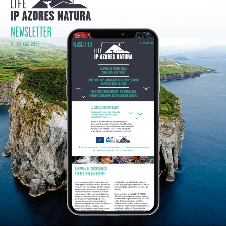 A 8.ª edição da newsletter do LIFE IP AZORES NATURA já se encontra disponível!