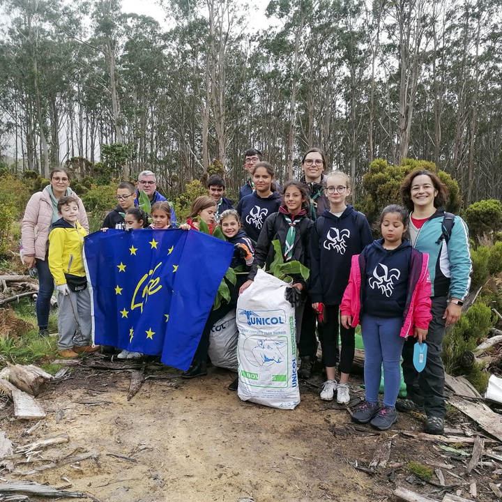 Voluntariado ambiental com o LIFE BEETLES e escuteiros – ilha Terceira