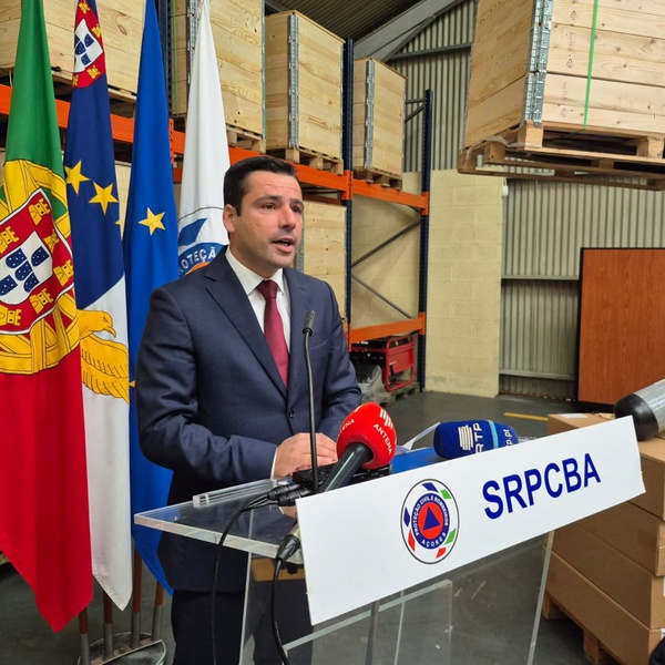 Governo Regional apetrecha Corpos de Bombeiros dos Açores com novos equipamentos