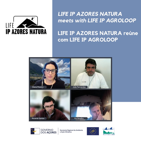 LIFE IP AZORES NATURA participa em reunião com o projeto LIFE IP AGROLOOP
