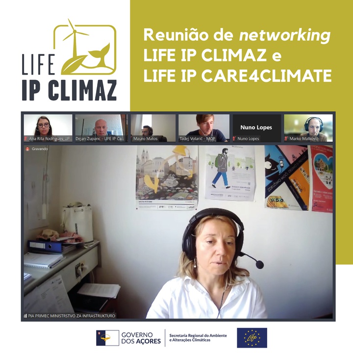 Reunião de Networking LIFE IP CLIMAZ e LIFE IP CARE4CLIMATE