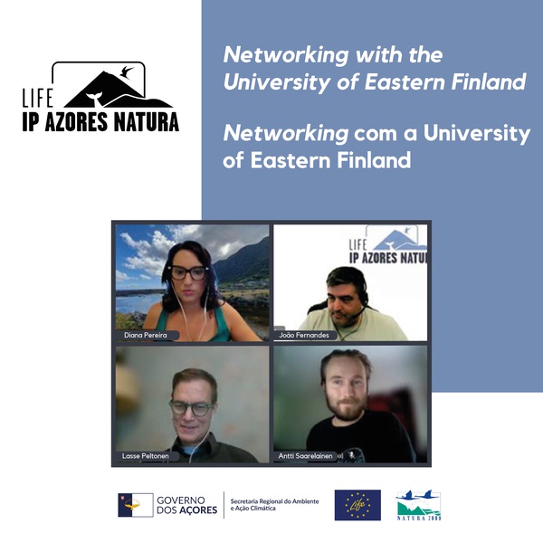 Networking entre os projetos LIFE IP CLIMAZ, LIFE IP AZORES NATURA e a University of Eastern Finland
