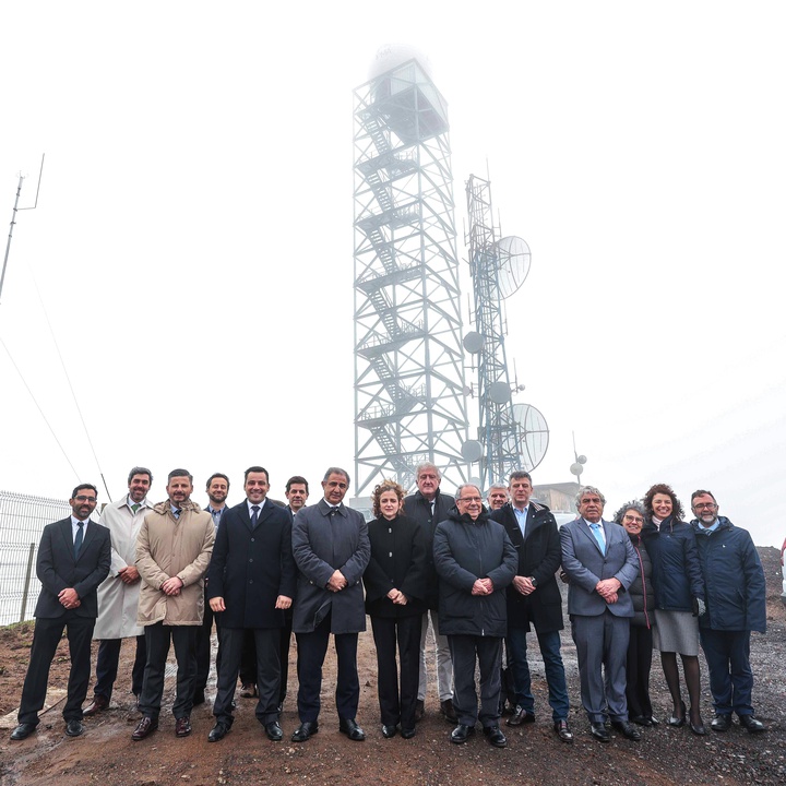 José Manuel Bolieiro inaugura novo radar meteorológico e assina protocolo para criação do Observatório Climático do Atlântico