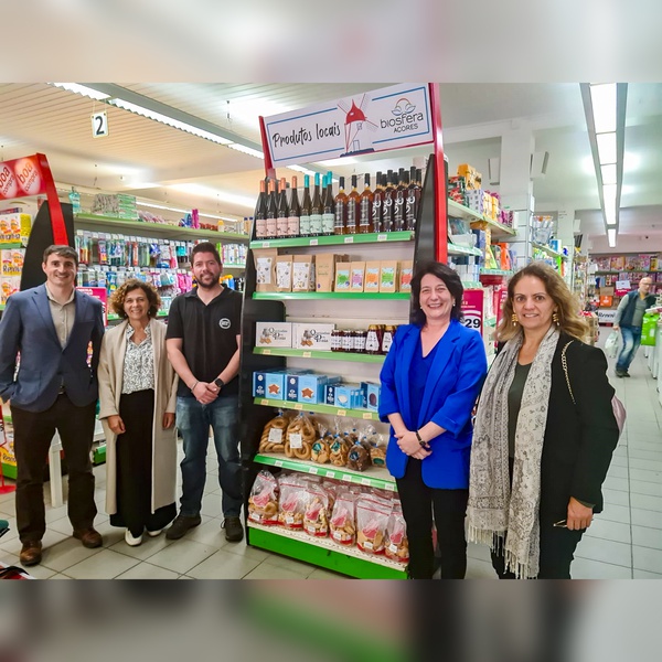 Space dedicated to local products with the “Biosfera Açores” brand inaugurated on Graciosa island