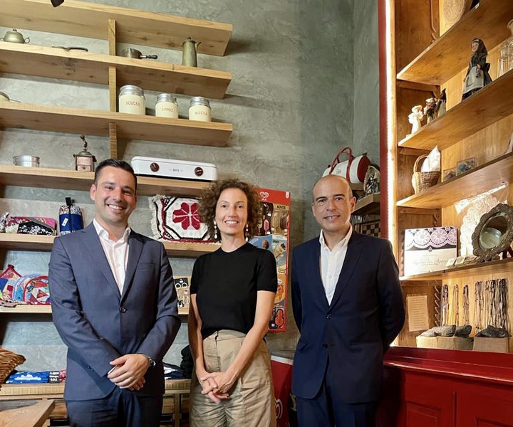 Alonso Miguel and Pedro de Faria e Castro met with the Director-General of UNESCO