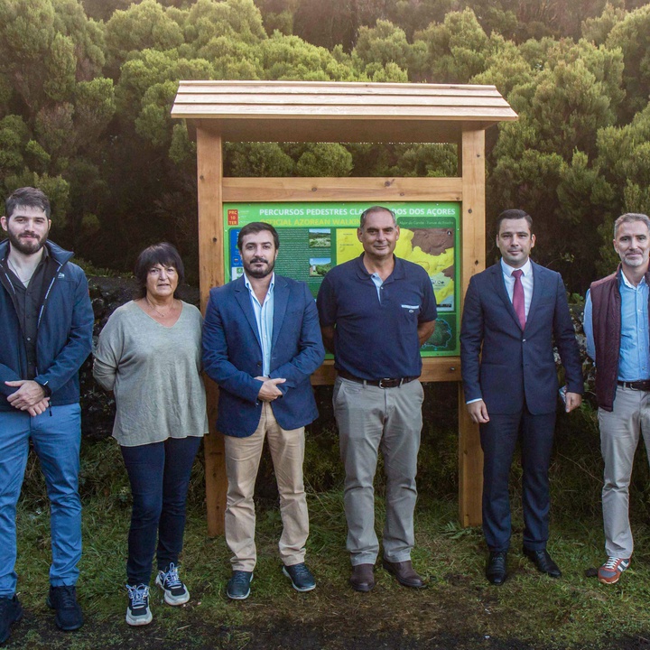 Walking trail that connects Algar do Carvão to Furnas do Enxofre inaugurated, on Terceira