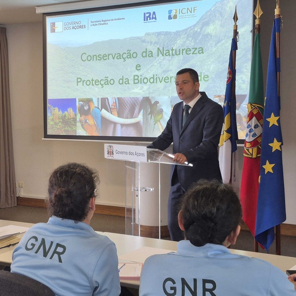 Governo dos Açores promove formação em fiscalização no domínio da conservação da natureza e proteção de biodiversidade
