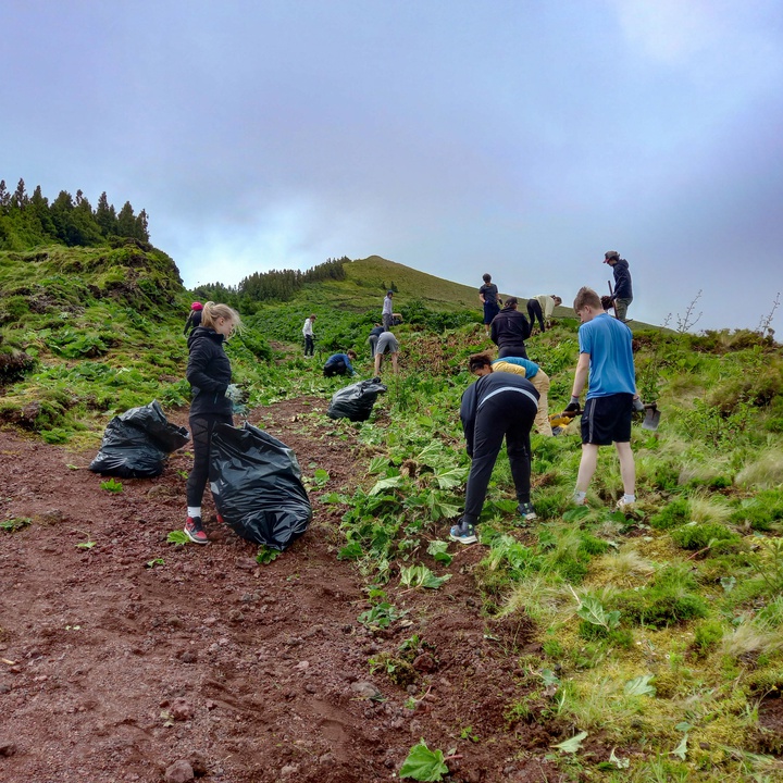 Volunteering on São Miguel with Swiss students