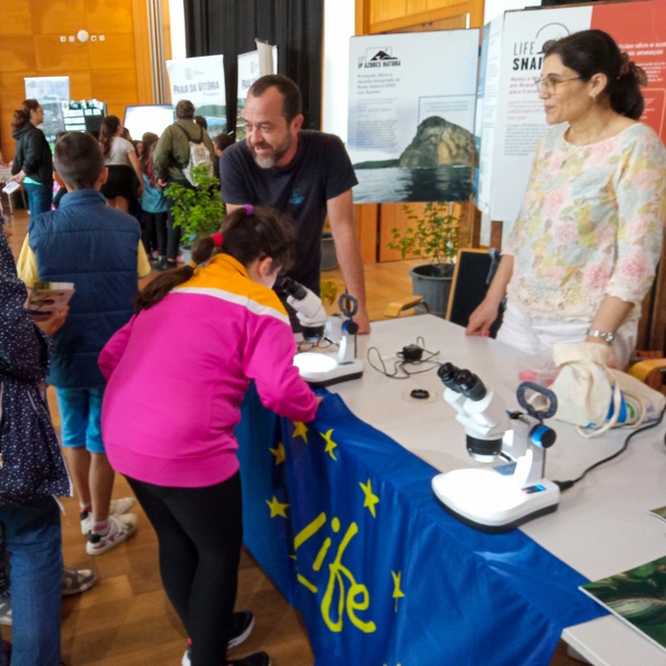 Participação na VI feira do Ambiente, na Praia da Vitória, ilha Terceira