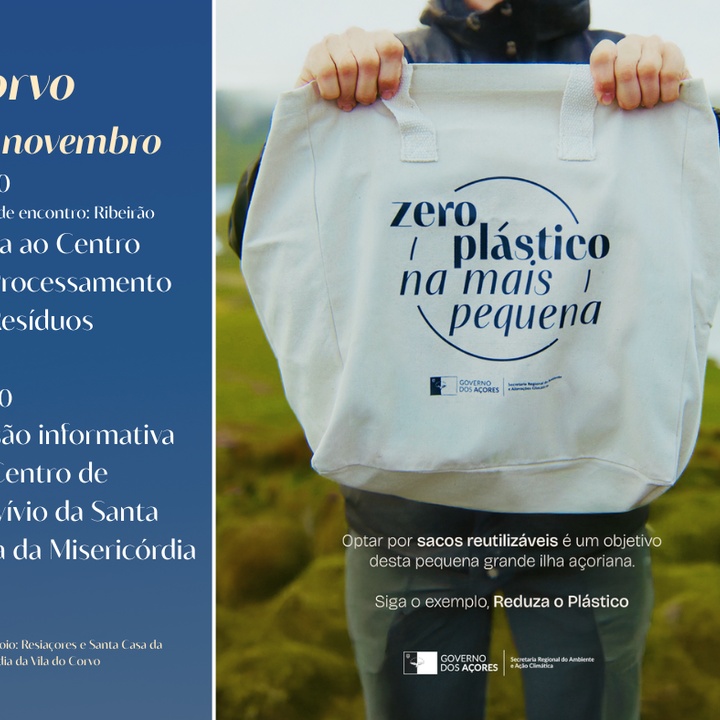 Zero plástico na mais pequena