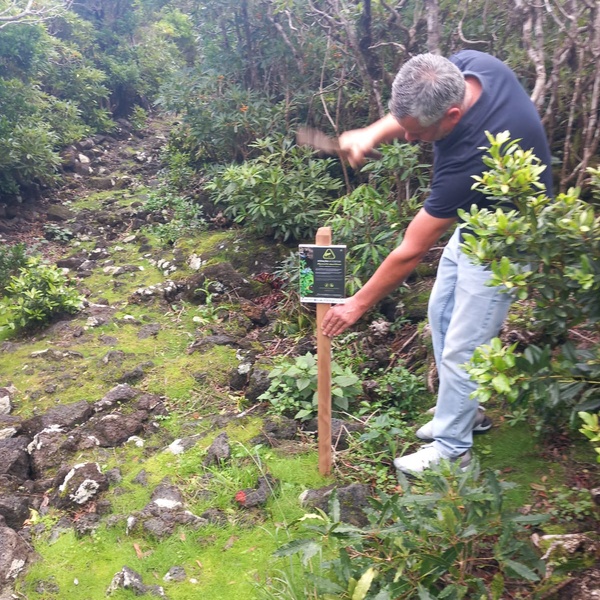 New signage alerts visitors to rare species on Pico