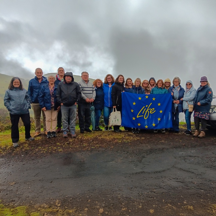 Comunidade local visita as áreas de intervenção do Pico
