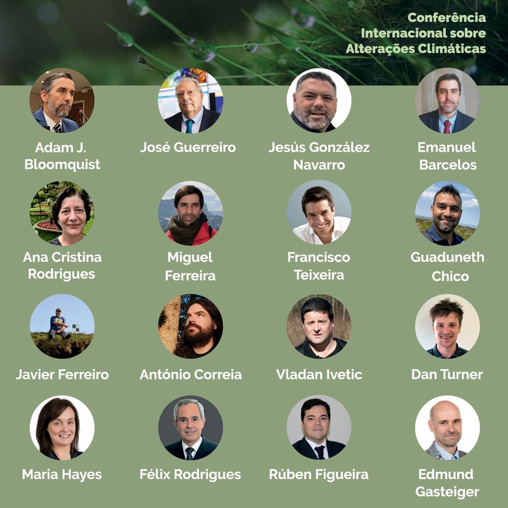 Conheça os palestrantes da Conferência Internacional sobre Alterações Climáticas