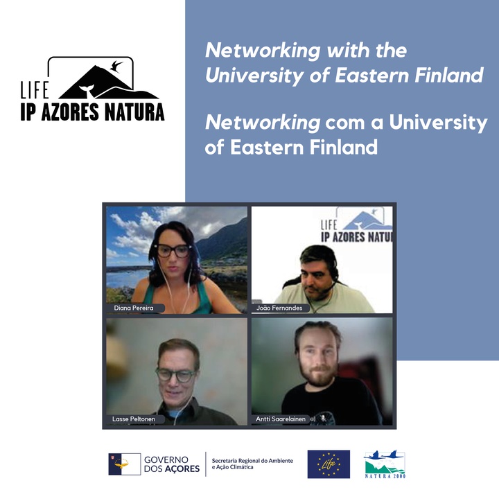 Networking entre os projetos LIFE IP CLIMAZ, LIFE IP AZORES NATURA e a University of Eastern Finland